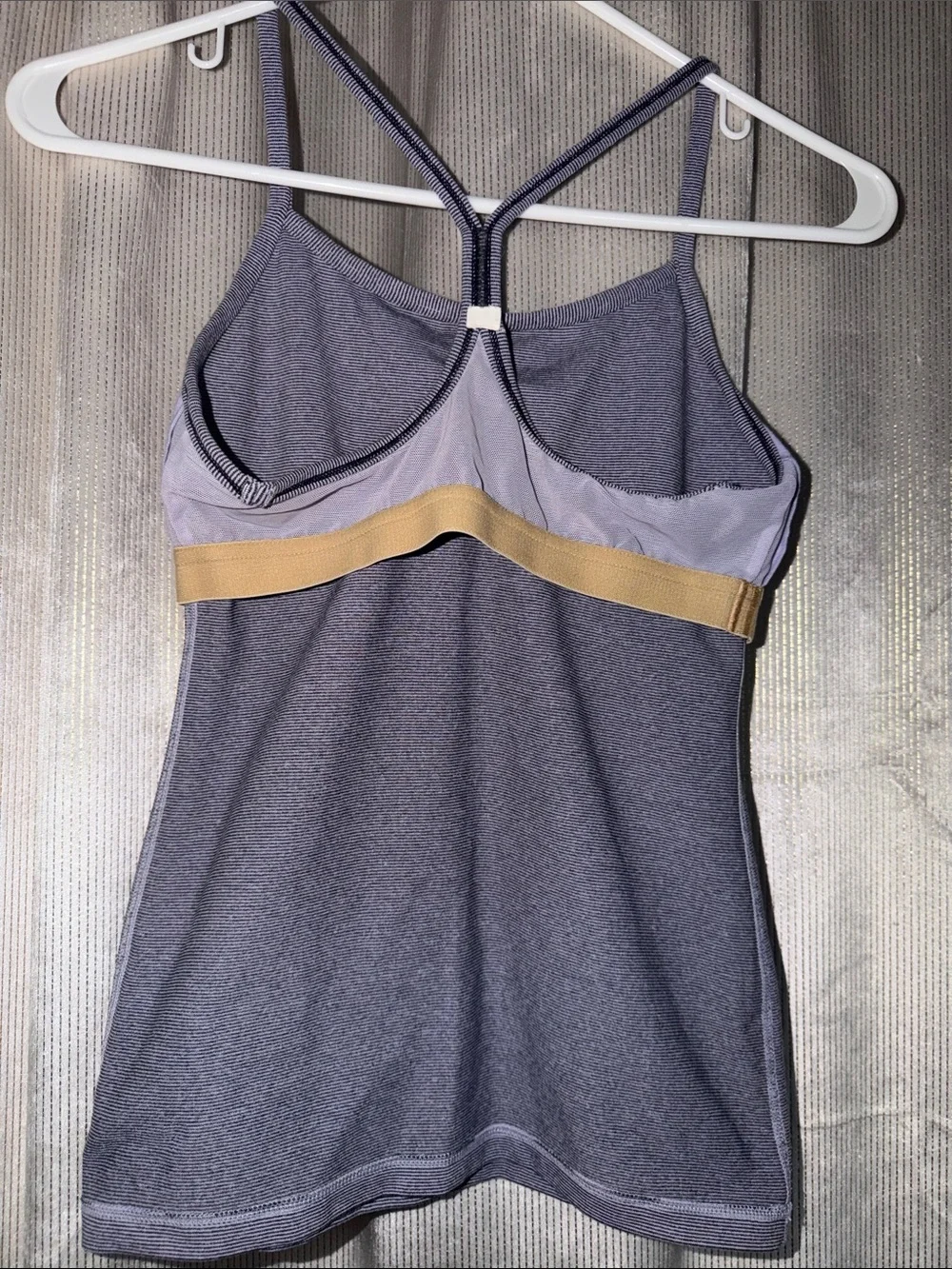 lululemon athletica Heathered Slate Blue Strappy Tank